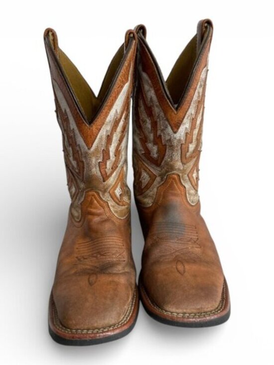 Laredo Breakout Distressed Leather Western Cowboy Boots Men’s Size 7.5 main image 12